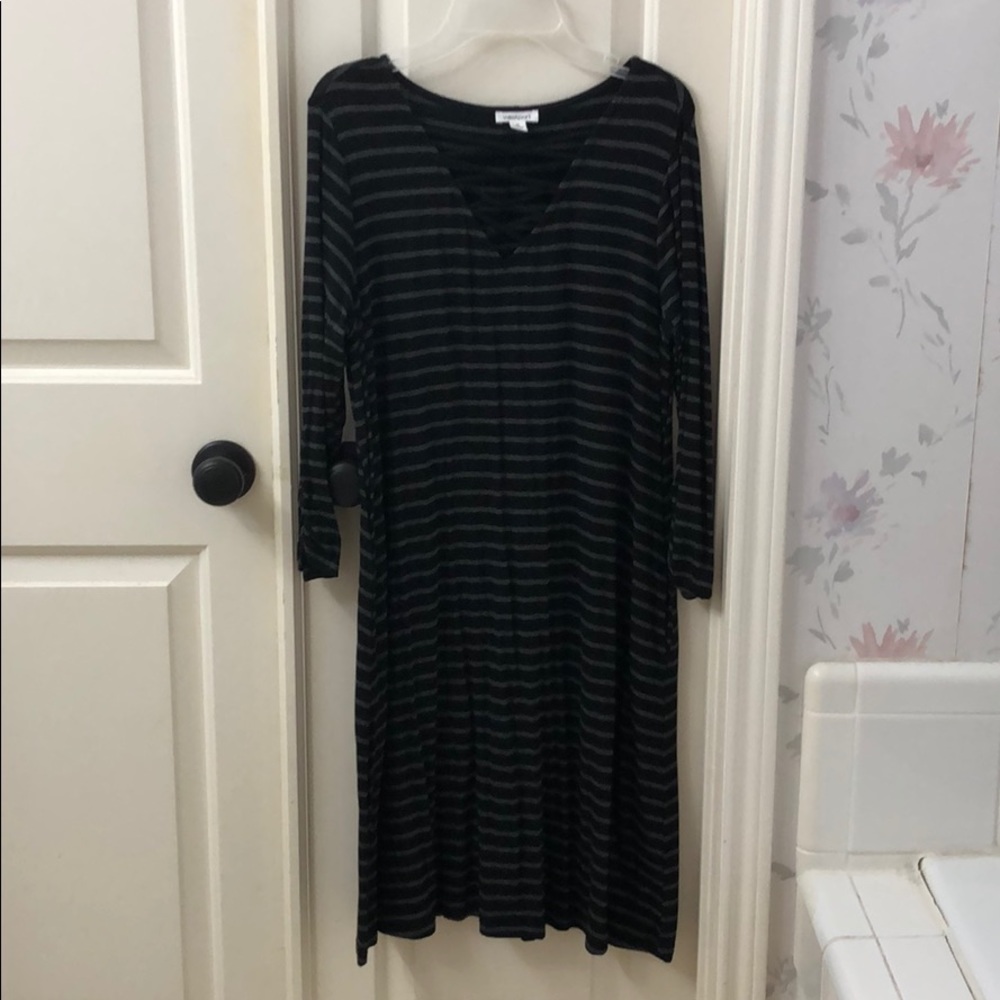 Black swing dress
